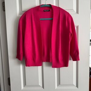 Urban Coco Fuchsia Open-Front Cardigan